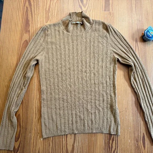 Doen Oslo Turtleneck Toasted Pecan Size Large - Picture 2 of 10